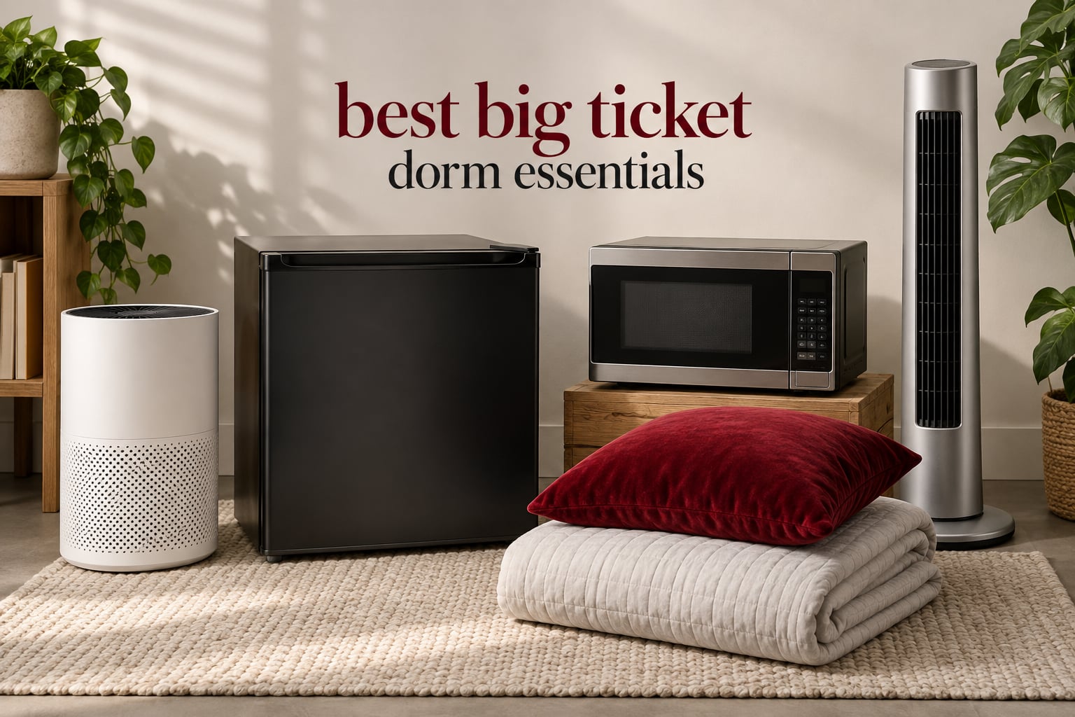 best big ticket dorm essentials