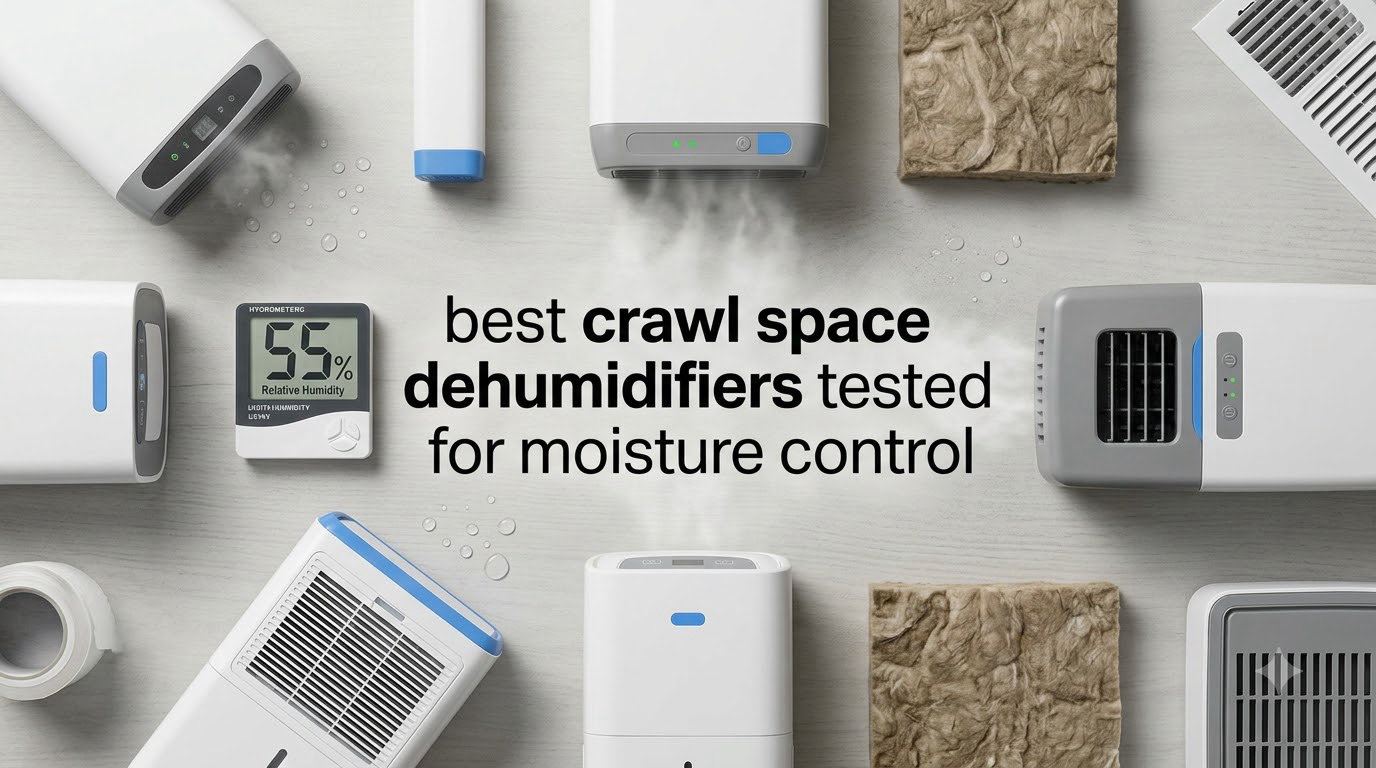best crawl space dehumidifiers tested for moisture control