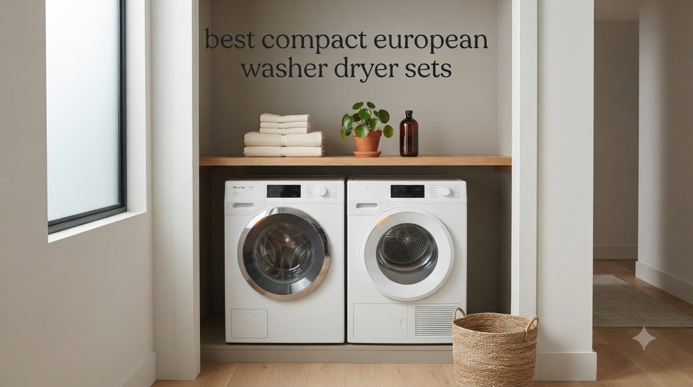 best compact european washer dryer sets