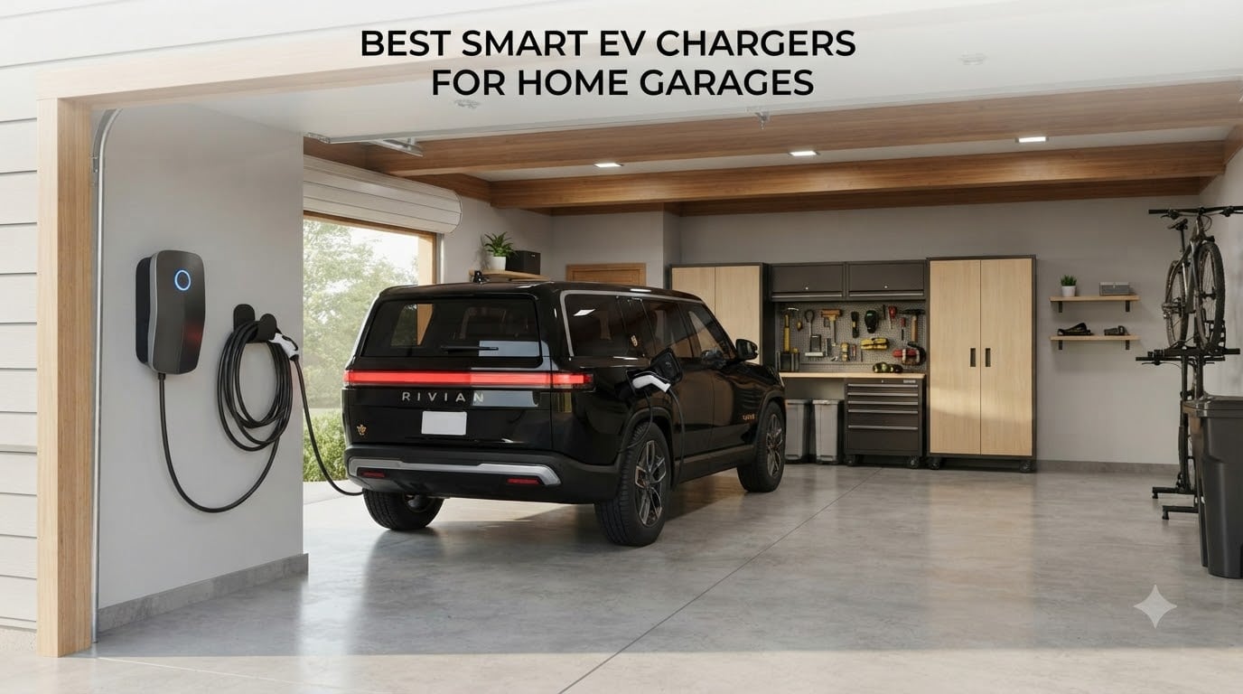 best smart ev chargers for home garages