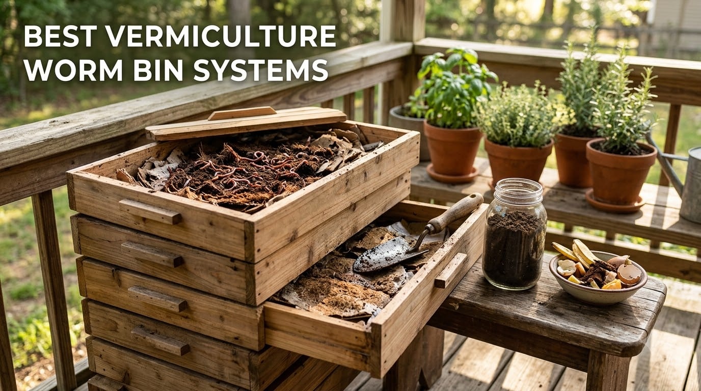 best vermiculture worm bin systems