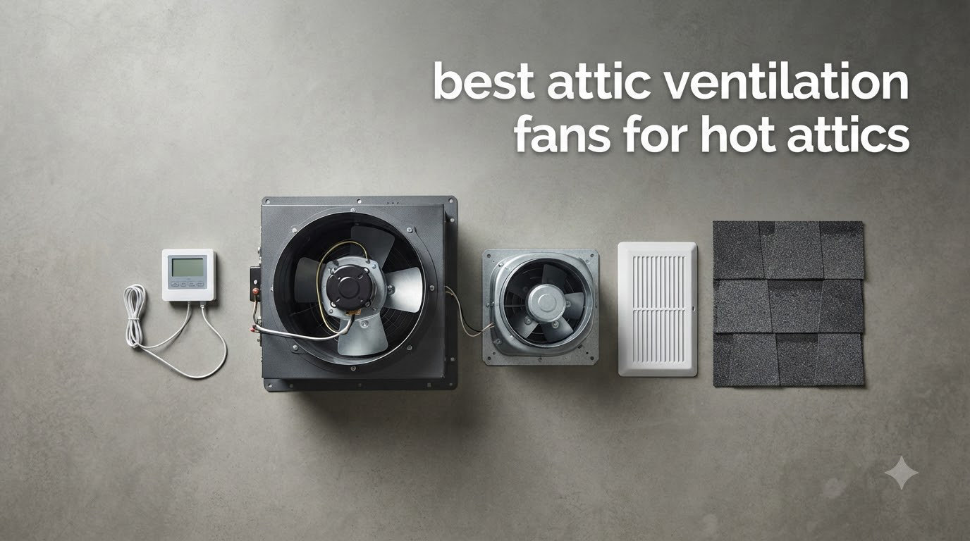 best attic ventilation fans for hot attics