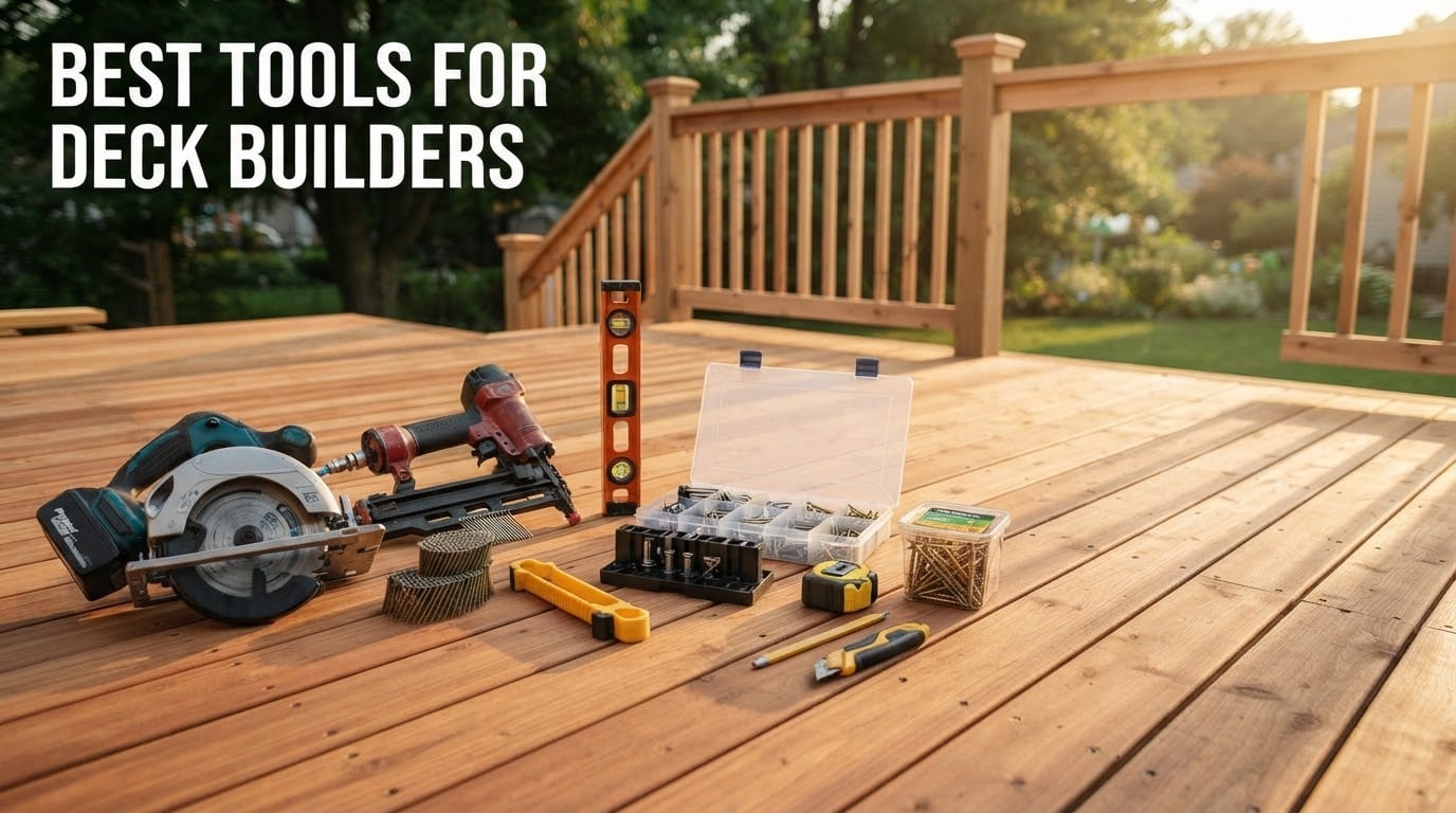 best tools for deck builders