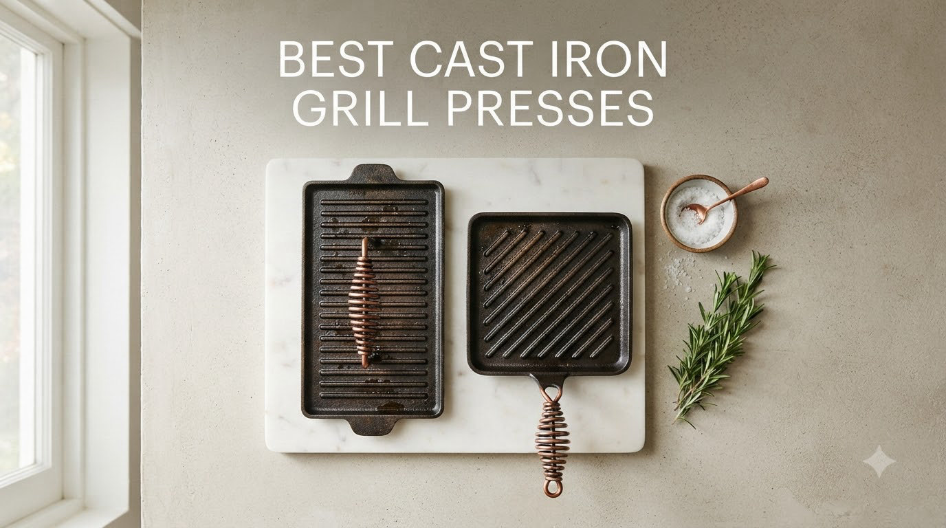 best cast iron grills presses