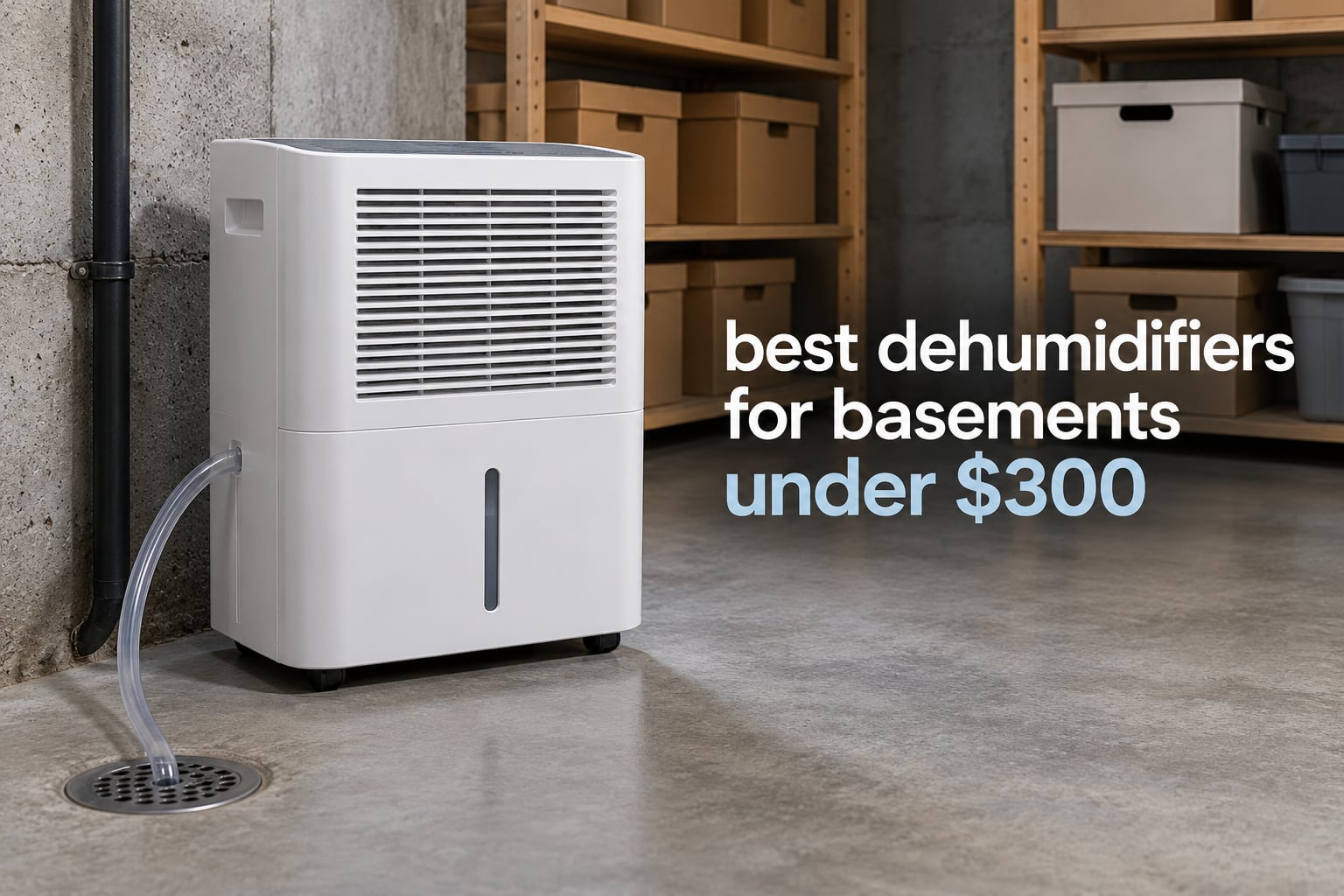 best dehumidifiers for basements under $300