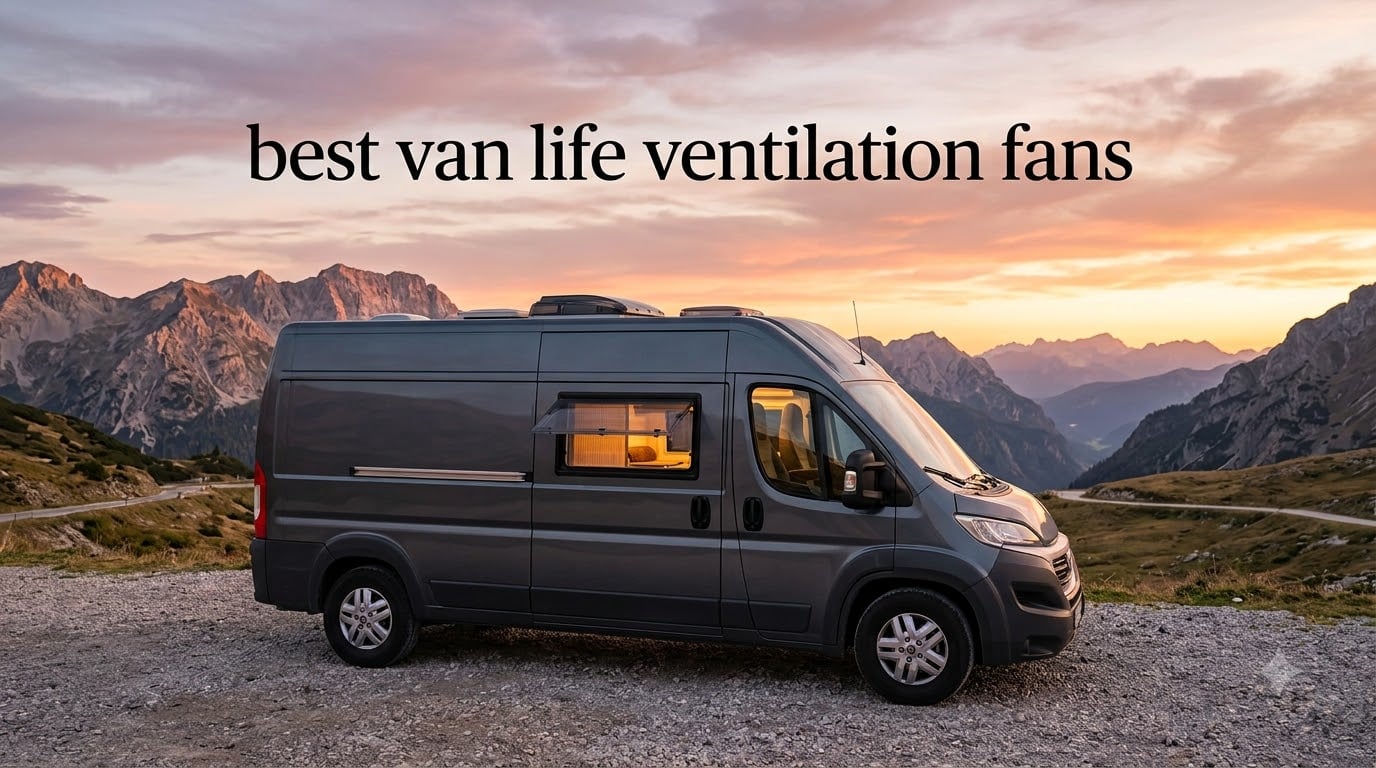 best van life ventilation fans