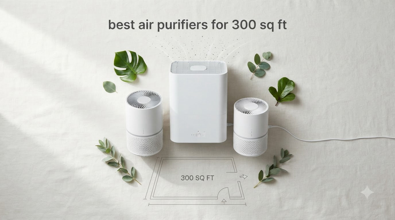 best air purifiers for 300 sq ft