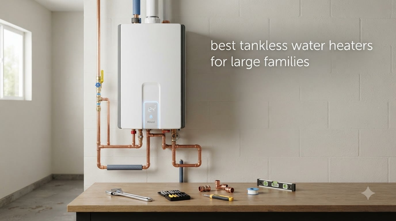best tankless water heaters for large families
