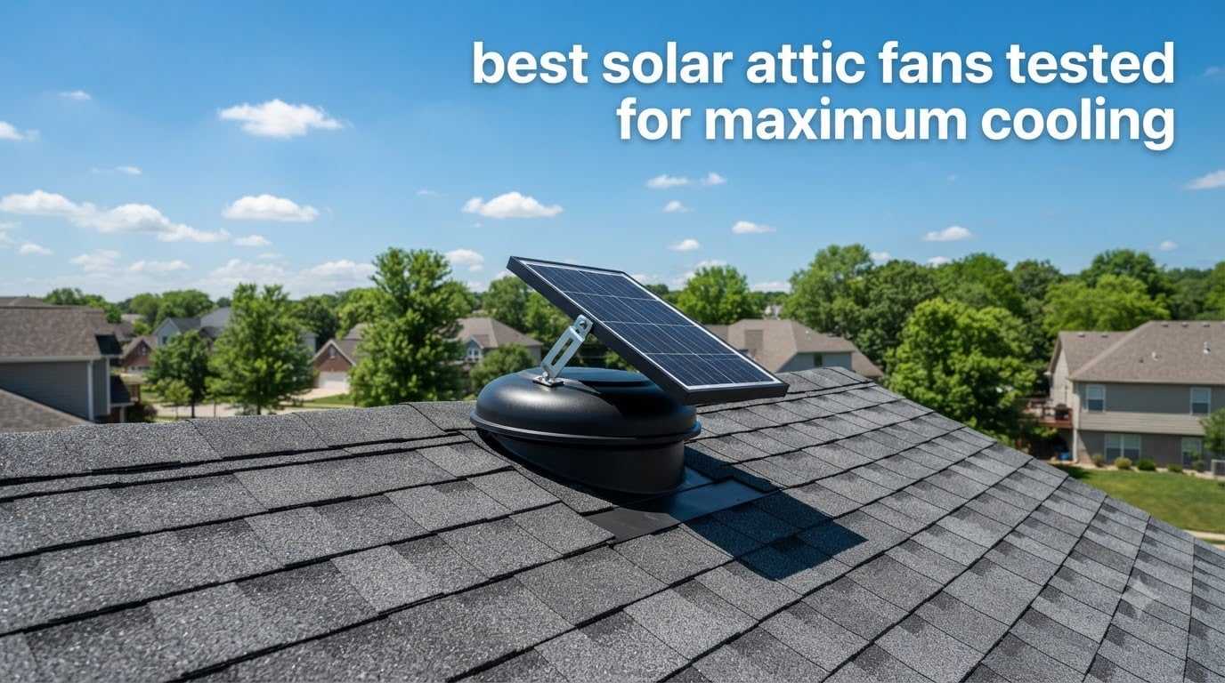best solar attic fans tested for maximum cooling