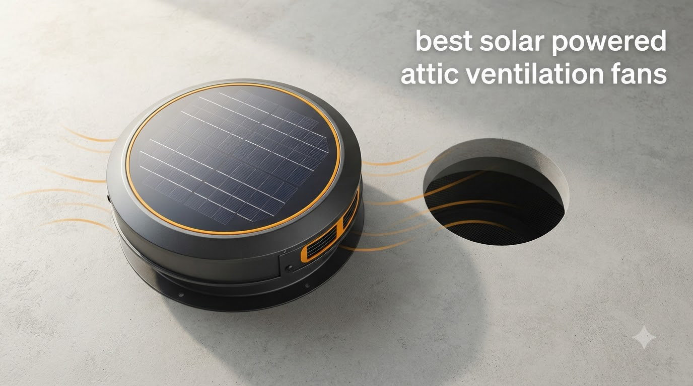 best solar powered attic ventilation fans