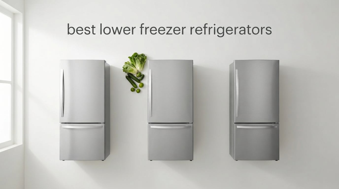 best lower freezer refrigerators