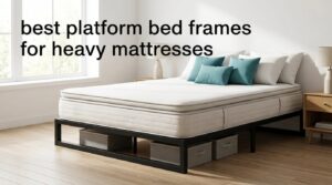 best platform bed frames for heavy mattresses