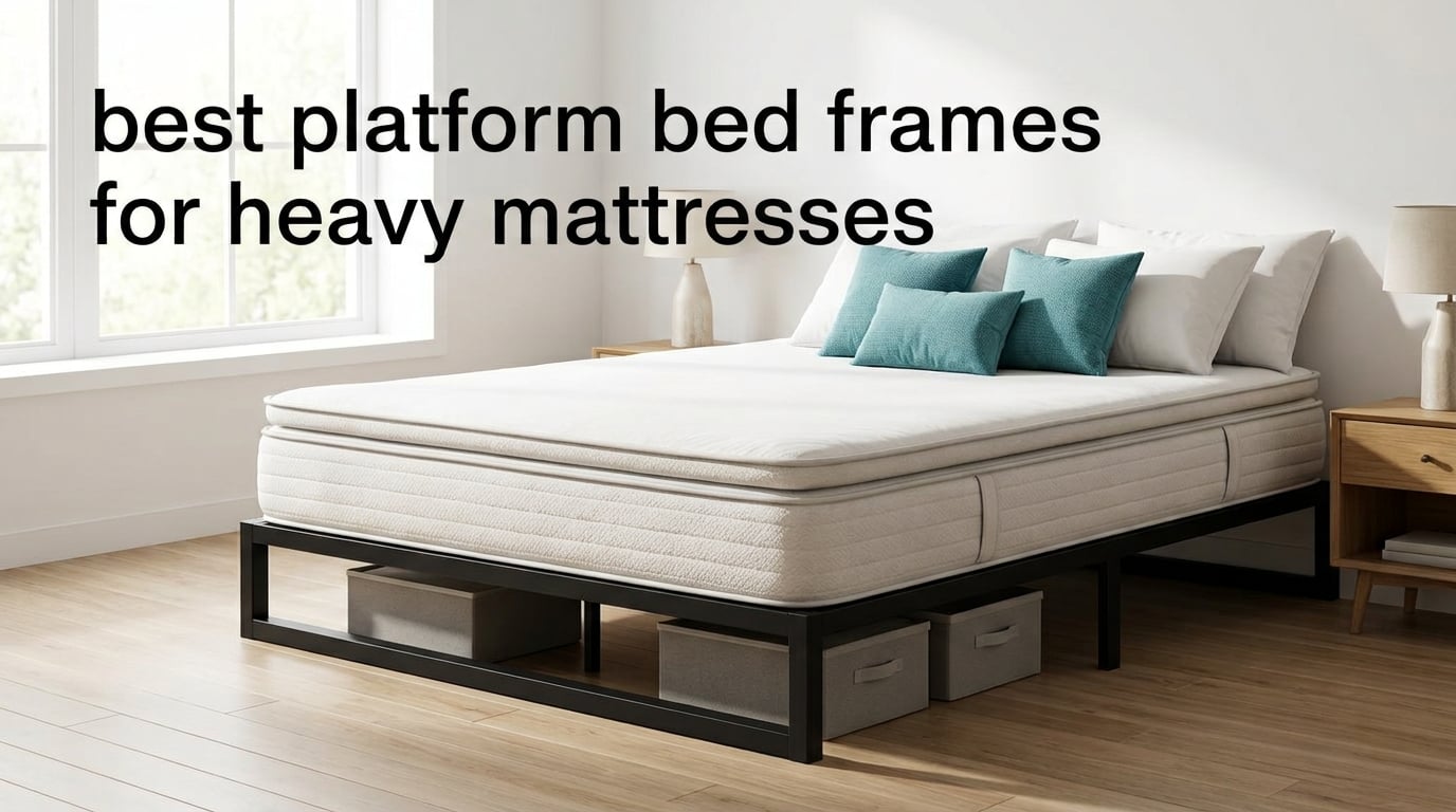 best platform bed frames for heavy mattresses