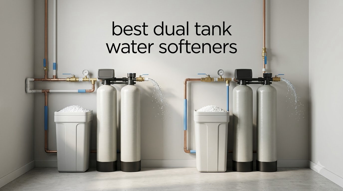 best dual tank water softeners