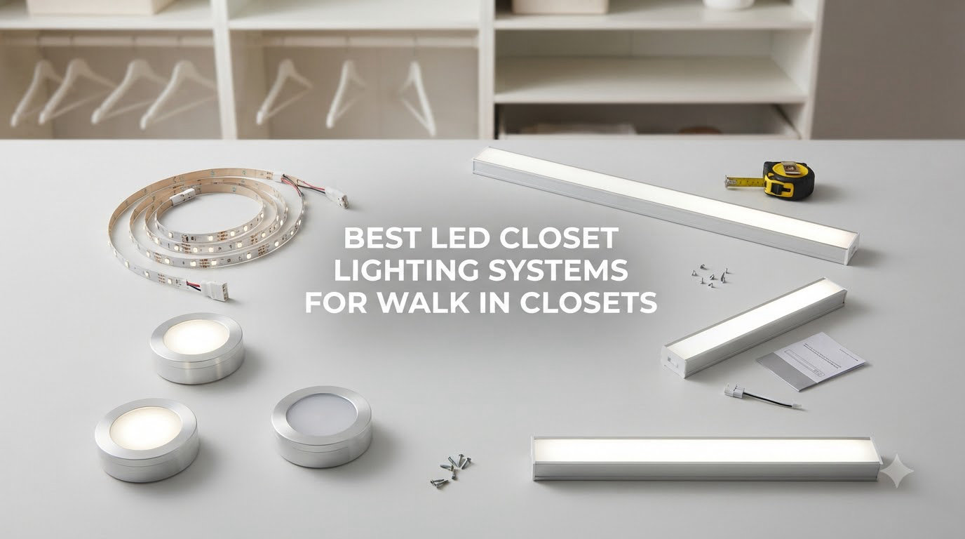 best led closet lighting systems for walk in closets
