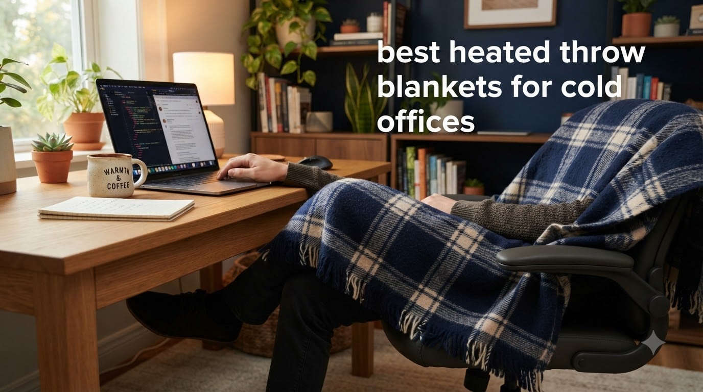 best heated throw blankets for cold offices
