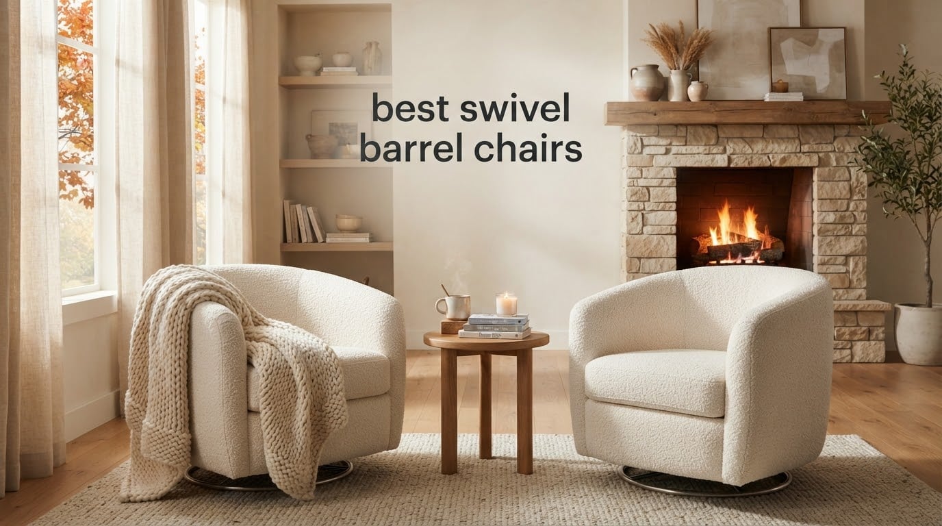best swivel barrel chairs