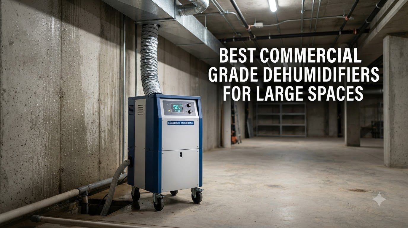 best commercial grade dehumidifiers for large spaces