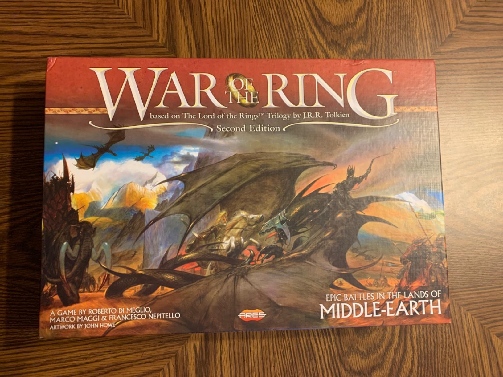 Fantasy Flight Games Ares Games War of The Ring 2nd Edition, Multi-Colored (AGS WOTR001), 2 to 4 Players customer photo 1