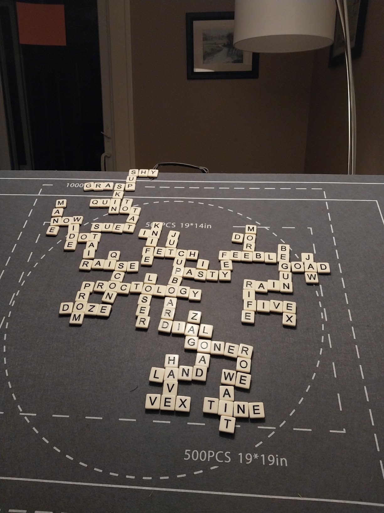 Bananagrams Classic Word Game, 144 Tiles in Banana Pouch, Travel Game customer photo 1
