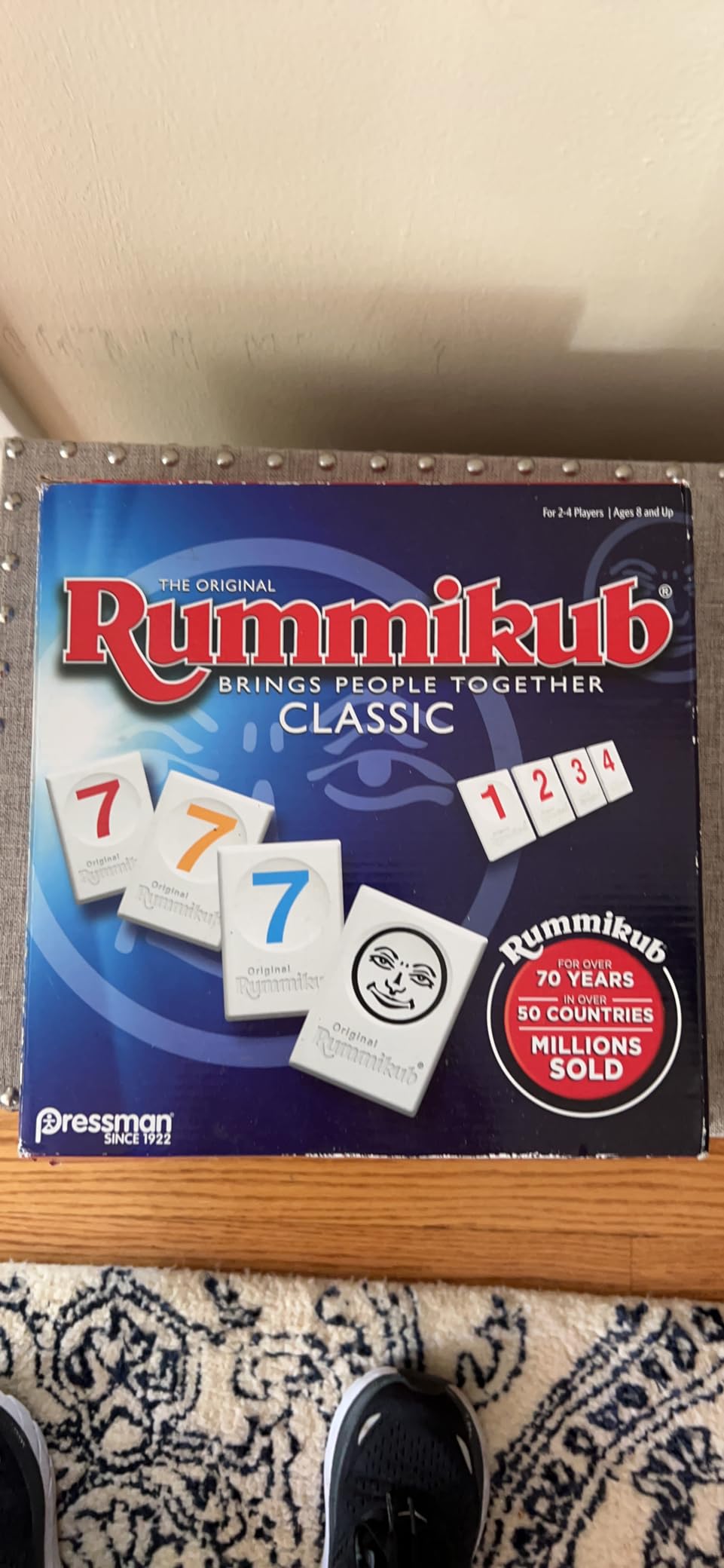 Pressman Rummikub - The Original Rummy Tile Game | Exciting Family Game of Strategy and Luck | Promotes STEM Skills | For Kids, Teens, Adults | 2-4 Players, Ages 8+ customer photo 2