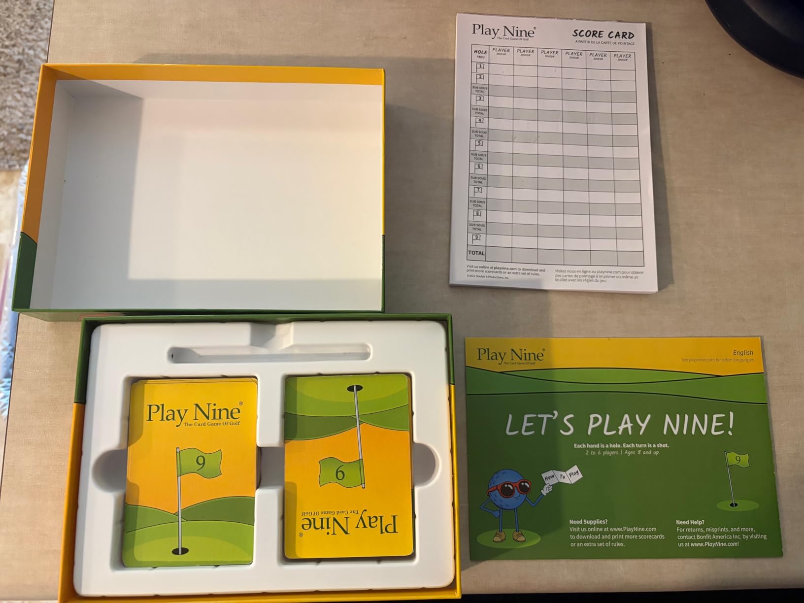 Play Nine The Card Game of Golf, Ages 8 and Up, Couples Date Night Gift, Game Night Favorite, 15 Min Gameplay, Family Friendly Card Game for Kids, Teens & Adults, Great Golf Gift customer photo 1