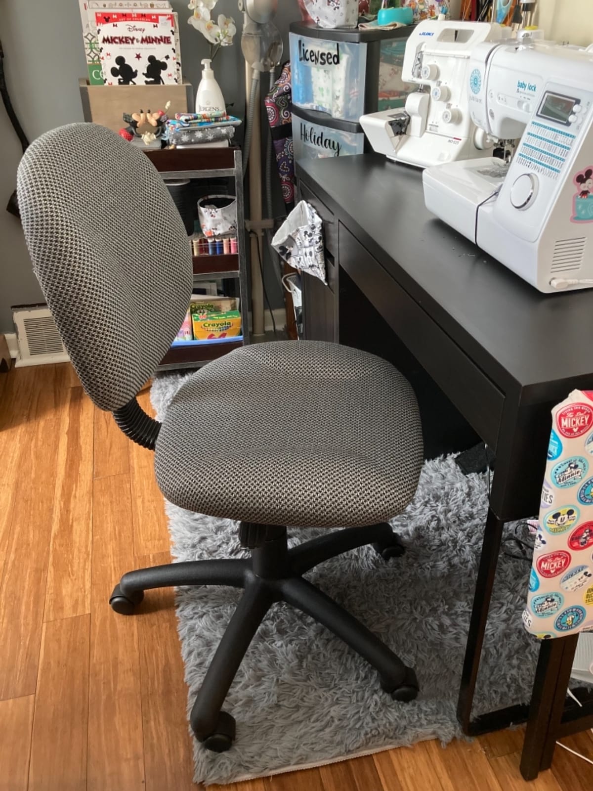Boss Office Products B315-BE Perfect Posture Delux Fabric Task Chair Without Arms in Blue, 250 customer photo 1