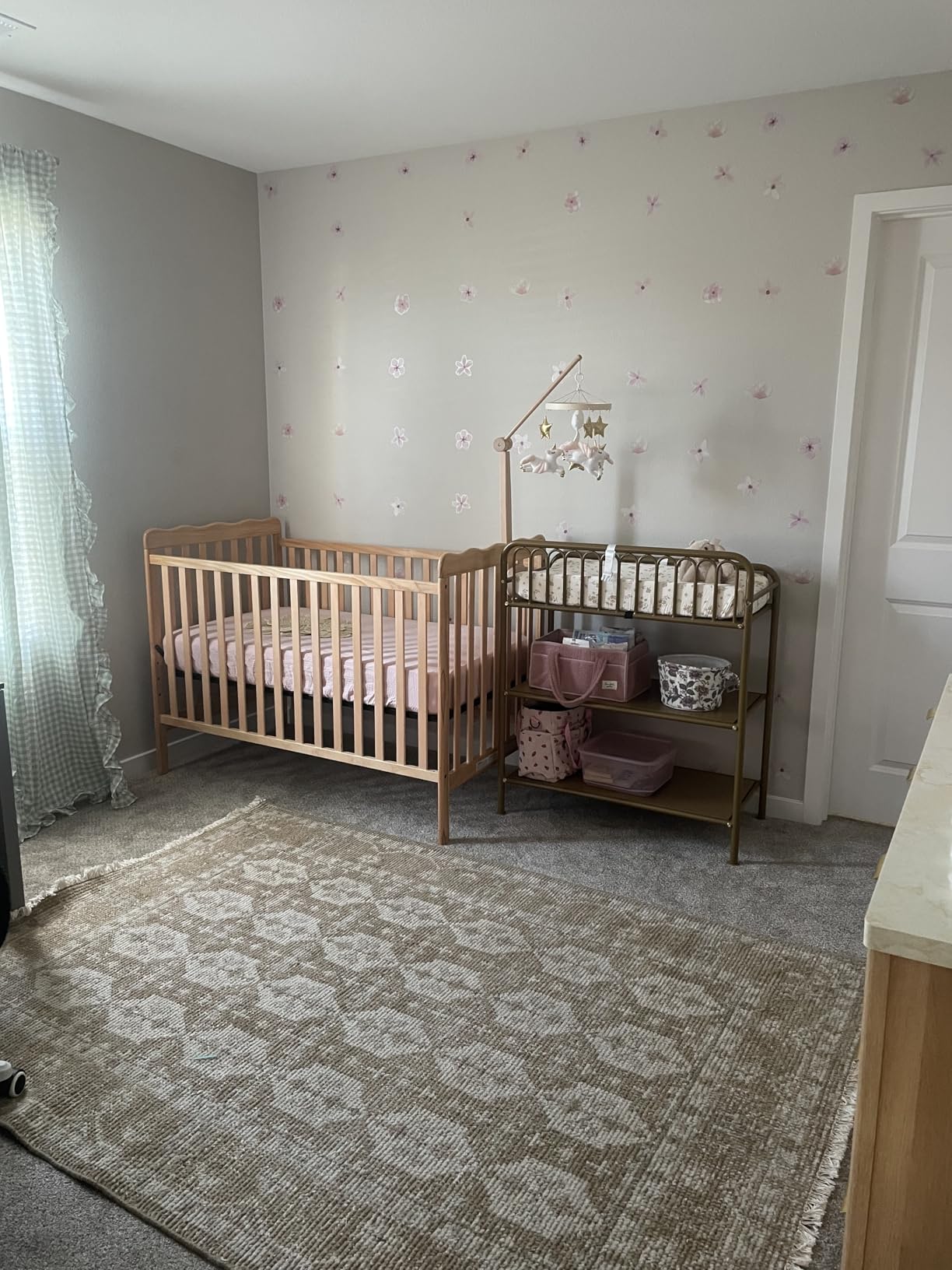 Dream On Me Full Size Carson 3-in-1 Convertible Baby Crib, Locking Wheels customer photo 2