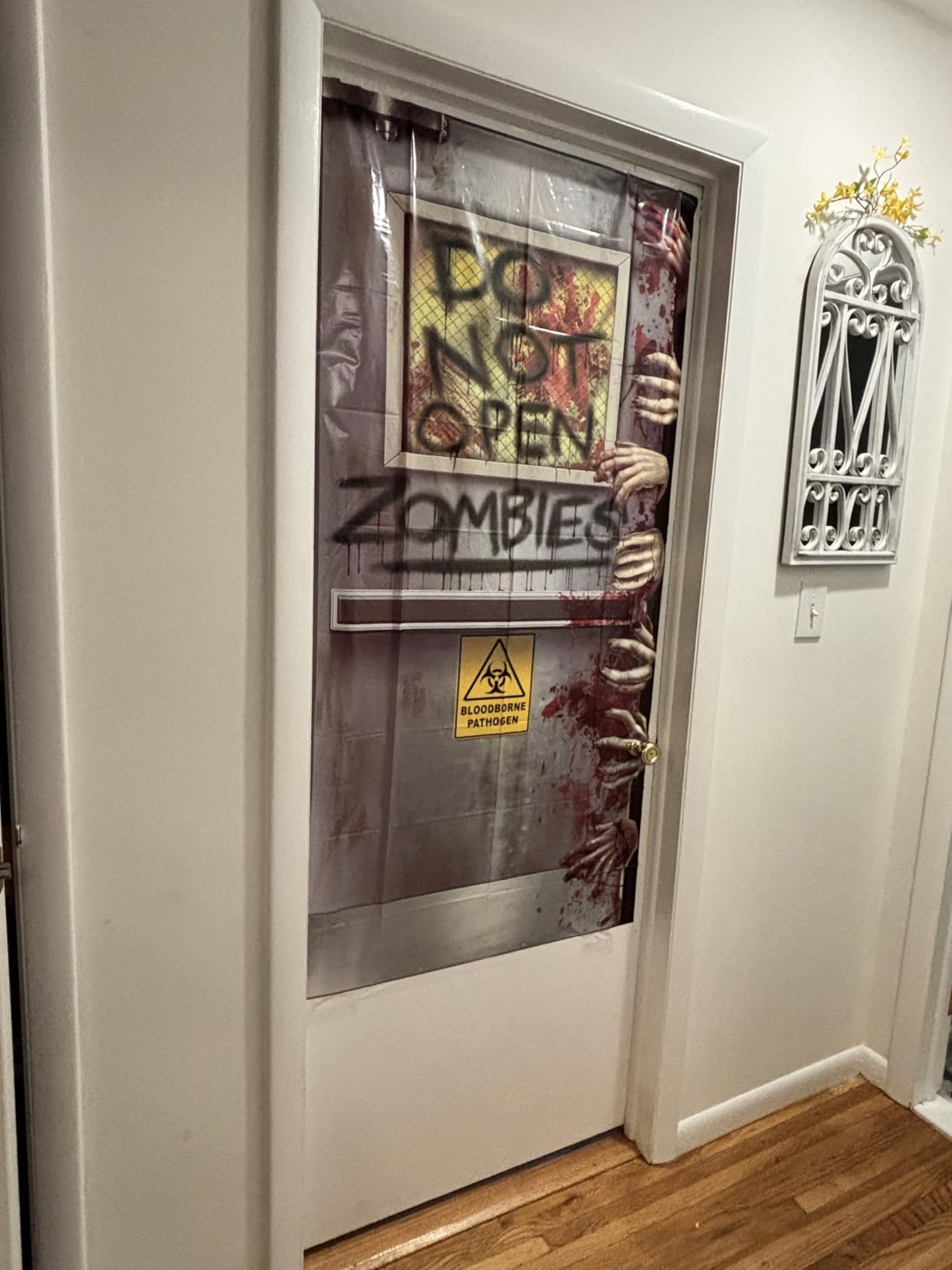 Beistle Skeleton Door Cover customer photo 2