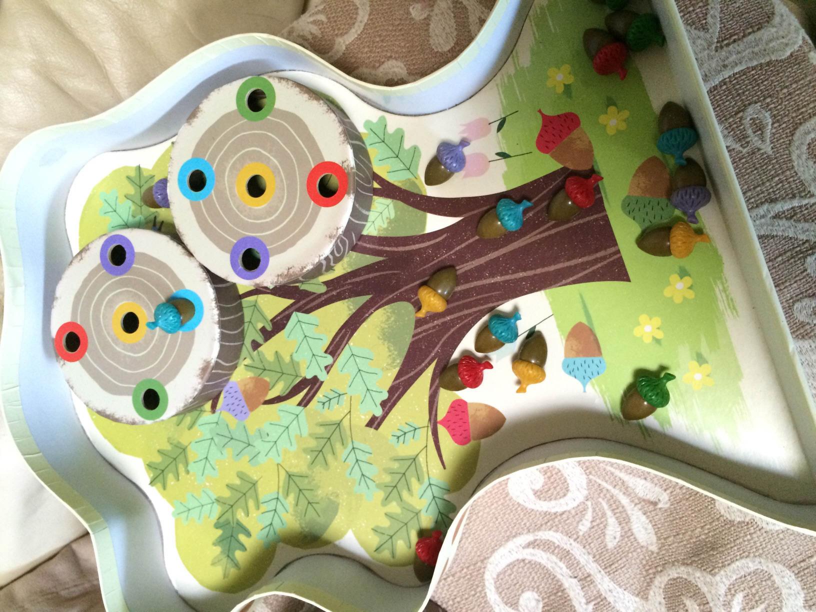 Educational Insights The Sneaky, Snacky Squirrel Game - Toddler Board Games for 3 Year Olds, Fine Motor Skills Toys for Toddlers, Color Matching Preschool, Tweezer Tool customer photo 1