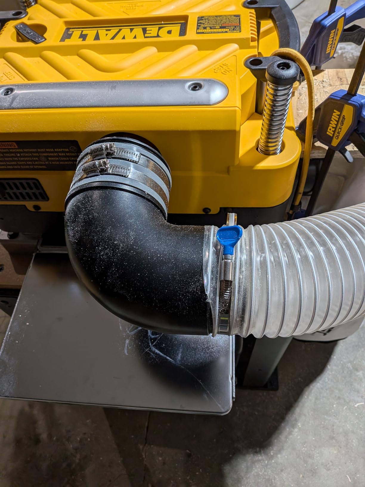 Rockler Dust Right 4” Quick Connect Elbow, Dust Collection Hose Fitting Kit customer photo 2