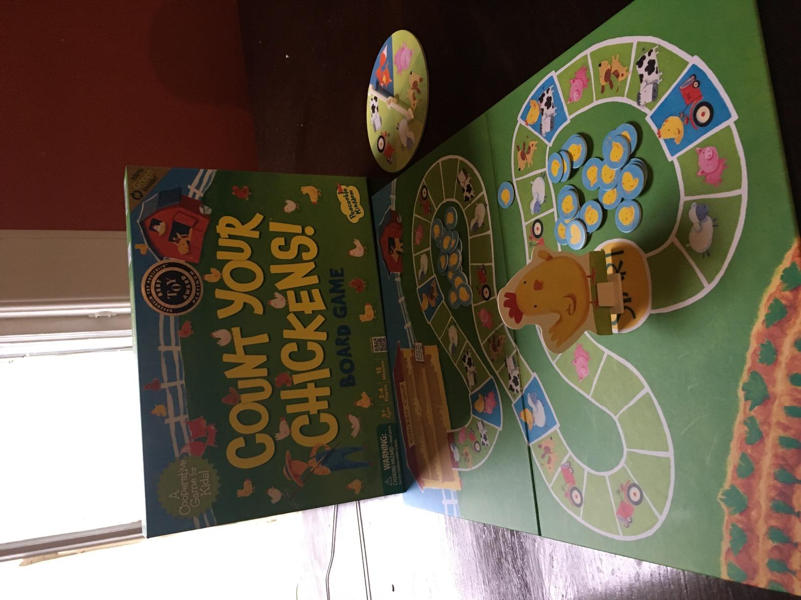 Peaceable Kingdom Count Your Chickens Cooperative Board Game customer photo 2