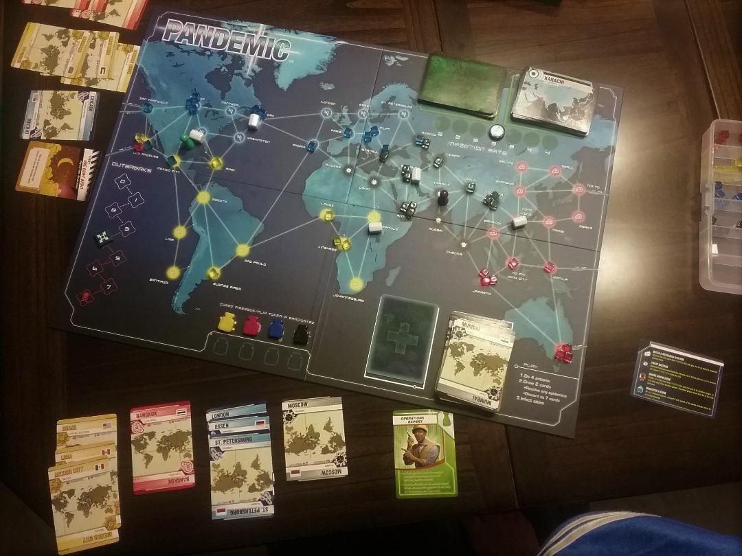 Pandemic Cooperative Strategy Board Game, 2-4 Players, 45-60 Min customer photo 2