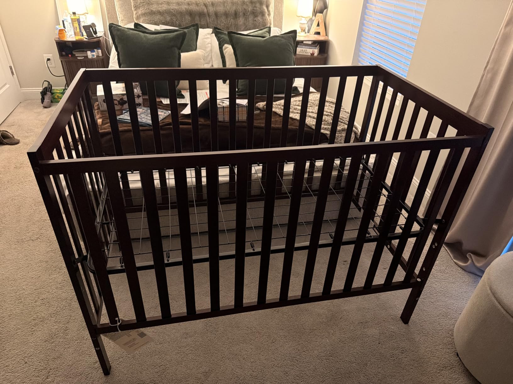 Dream On Me Synergy 5-in-1 Crib, Toddler Bed in Natural customer photo 1