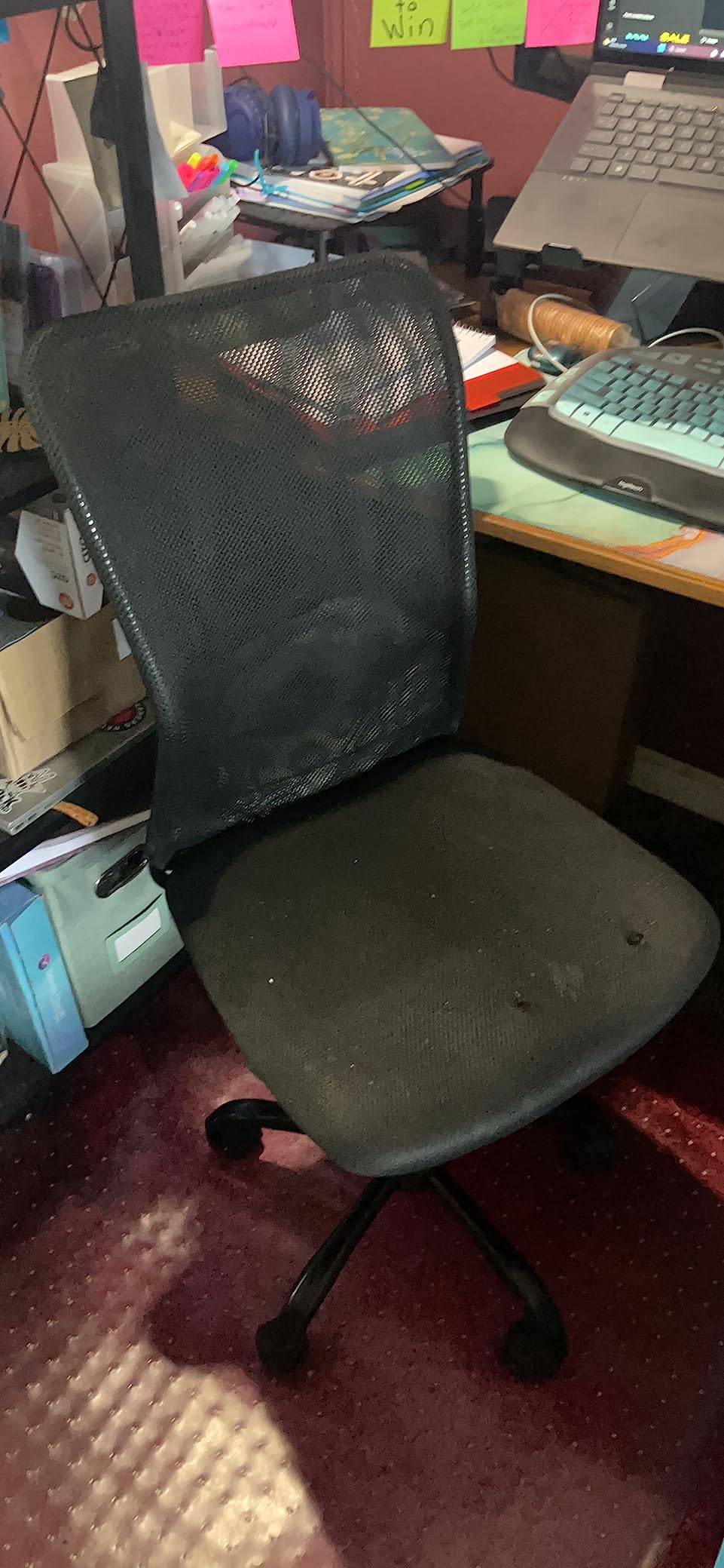 BestOffice | Armless Office Chair | Black | with Lumbar Support customer photo 1