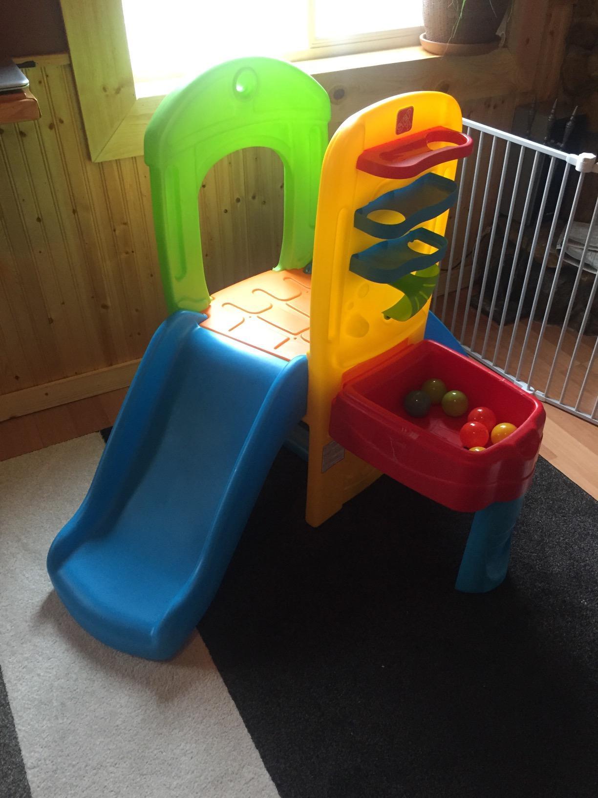 Step2 Play Ball Fun Climber, Kids Outdoor/Indoor Playset, Backyard Playground Set, Slide, Ladder, Ball Drop Maze, Outside Jungle Gym, For Toddlers 1.5+ Years Old customer photo 1