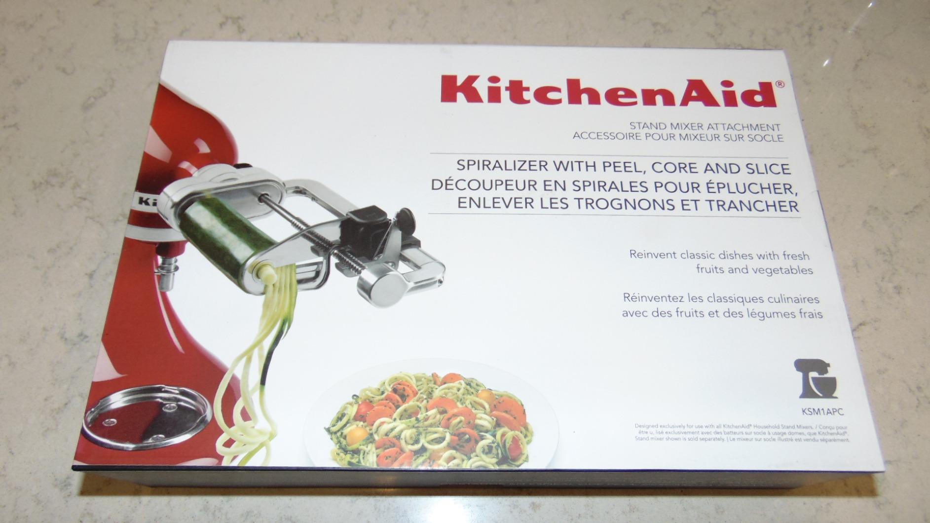 KitchenAid 5-Blade Fruit and Vegetable Spiralizer Attachment, KSM1APC customer photo 2