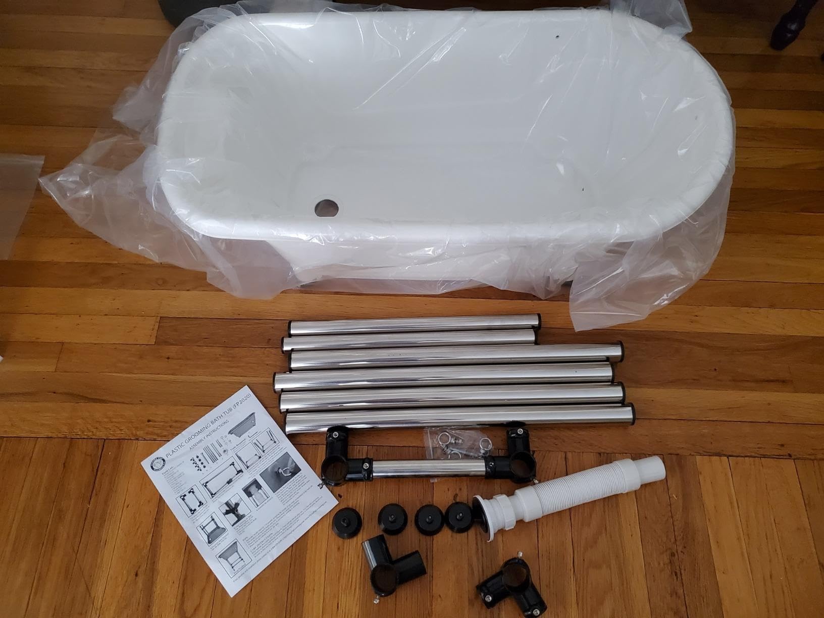 Flying Pig™ Pet Dog Cat Portable Bath Tub (White, 37.5