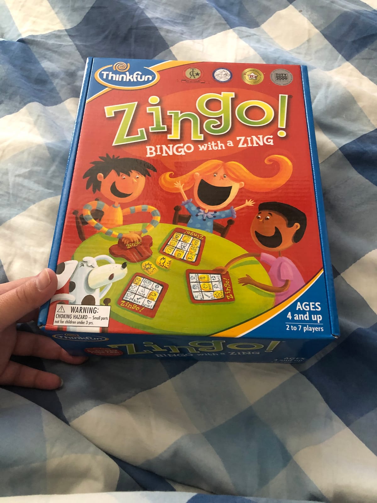 ThinkFun Zingo Bingo Award Winning Preschool Game for Pre-Readers and Early Readers Age 4 and Up - One of the Most Popular Board Games for Boys and Girls and their Parents (97700) customer photo 2