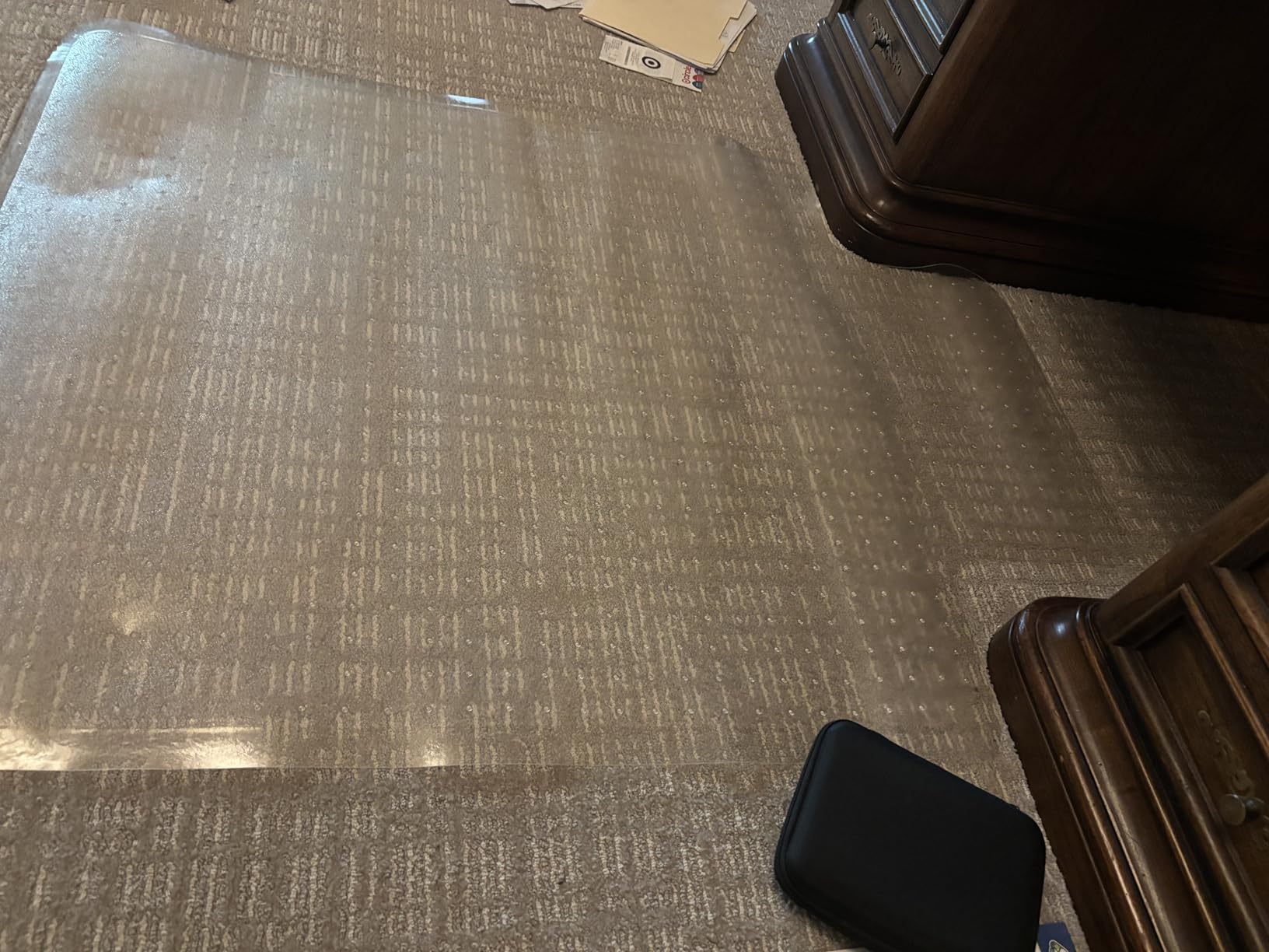 HON Office Chair Mat for Carpet, Heavy Duty, Clear Desk Mat, 36 x 48 in customer photo 2