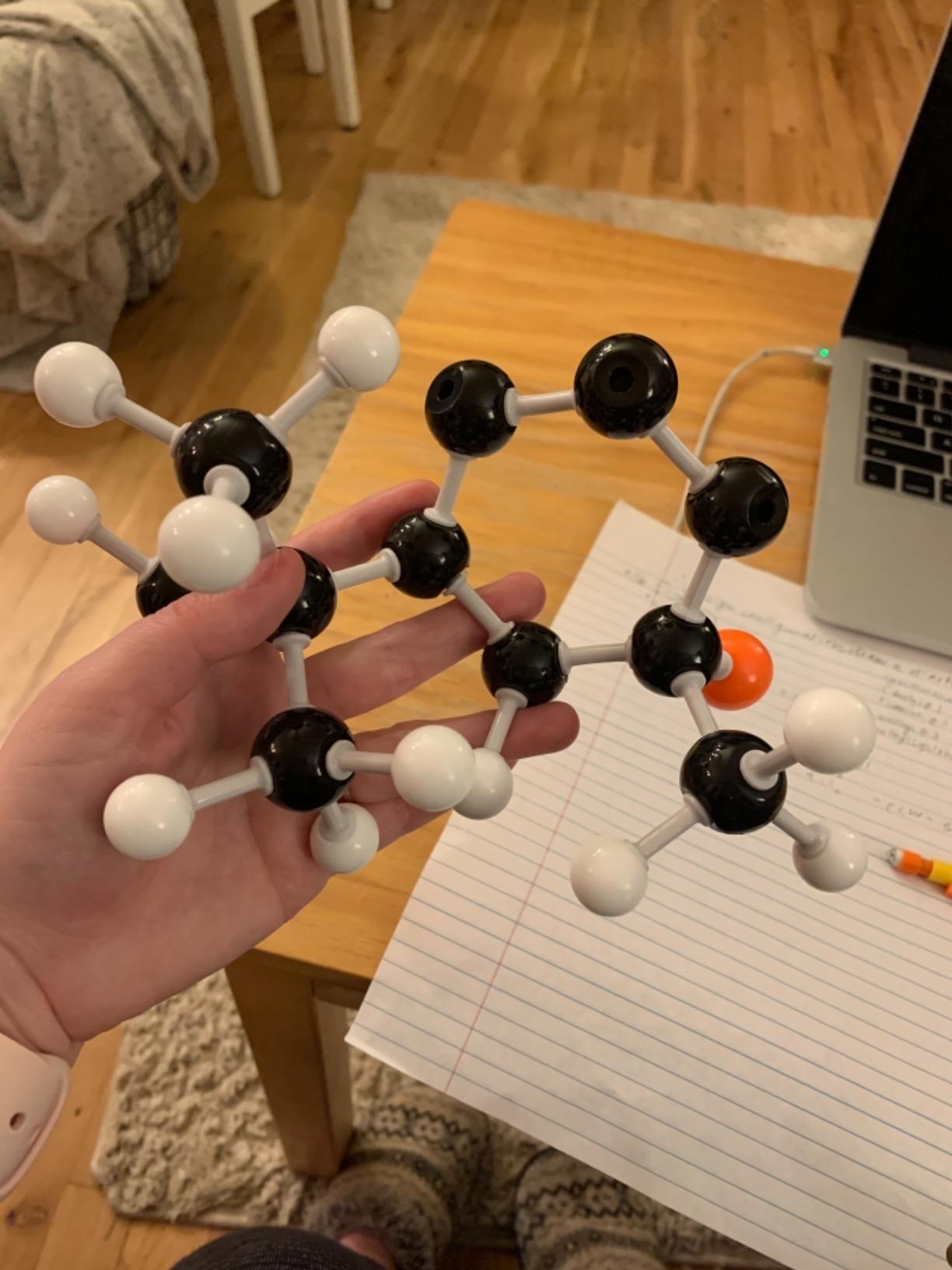 Lessons in Chemistry Model Kit - Old Nobby 239 Pc Molecular Set Organic Chemistry for Students - Complete Molecular Model Kit for STEM, Visualizing Atoms, Bonds and Structures customer photo 1