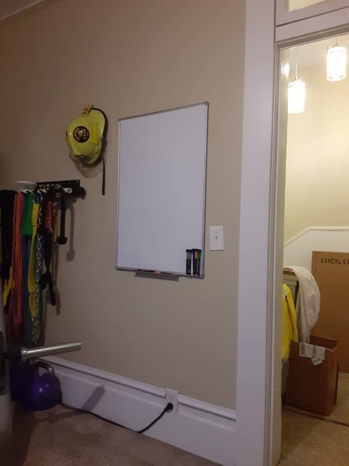 Lockways Magnetic Dry Erase Board, 36 x 24 Inch Magnetic Whiteboard customer photo 1