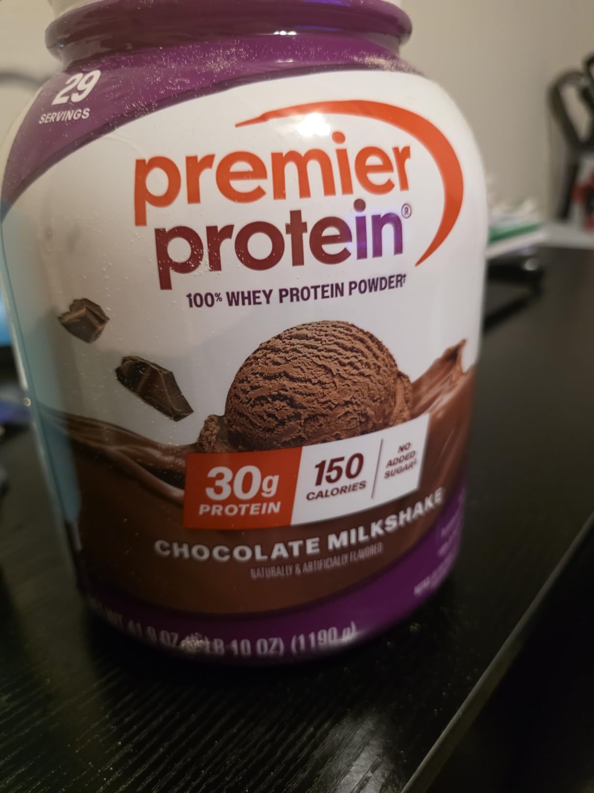 Premier Protein 30g High Protein Powder, 100% Whey, Chocolate, 17 Servings customer photo 1