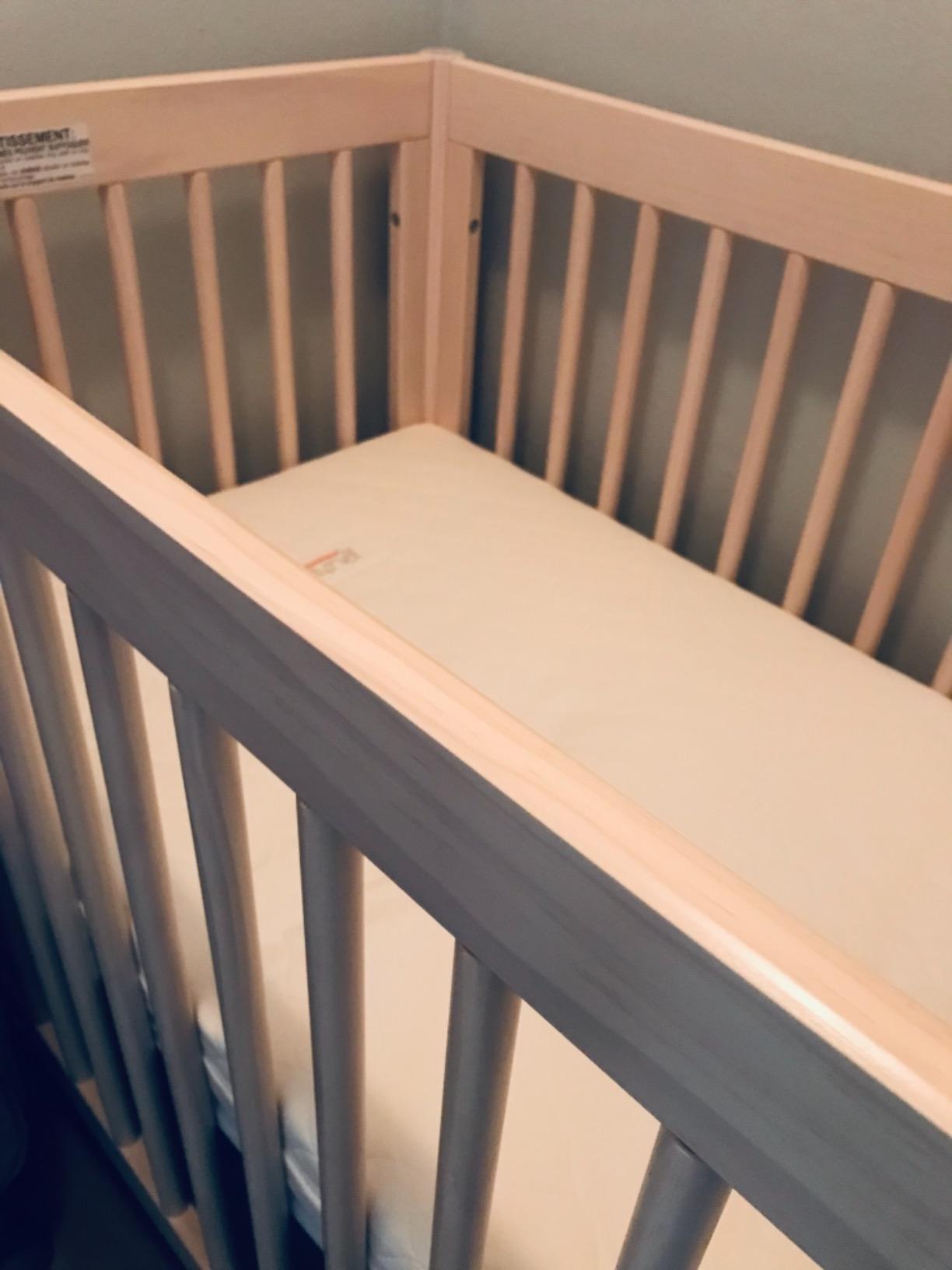 Babyletto Gelato 4-in-1 Mini Crib, Washed Natural and White customer photo 1