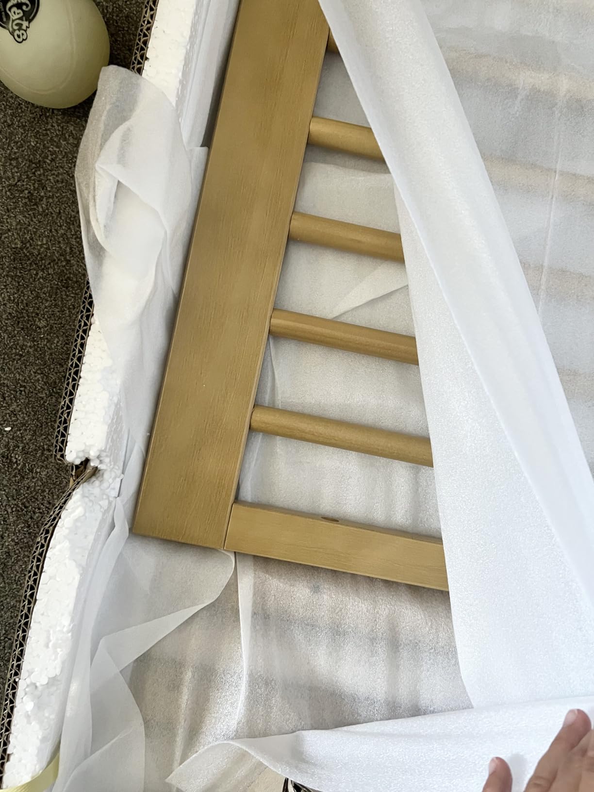 babyletto Gelato 4-in-1 Mini Crib, White and Washed Natural customer photo 2