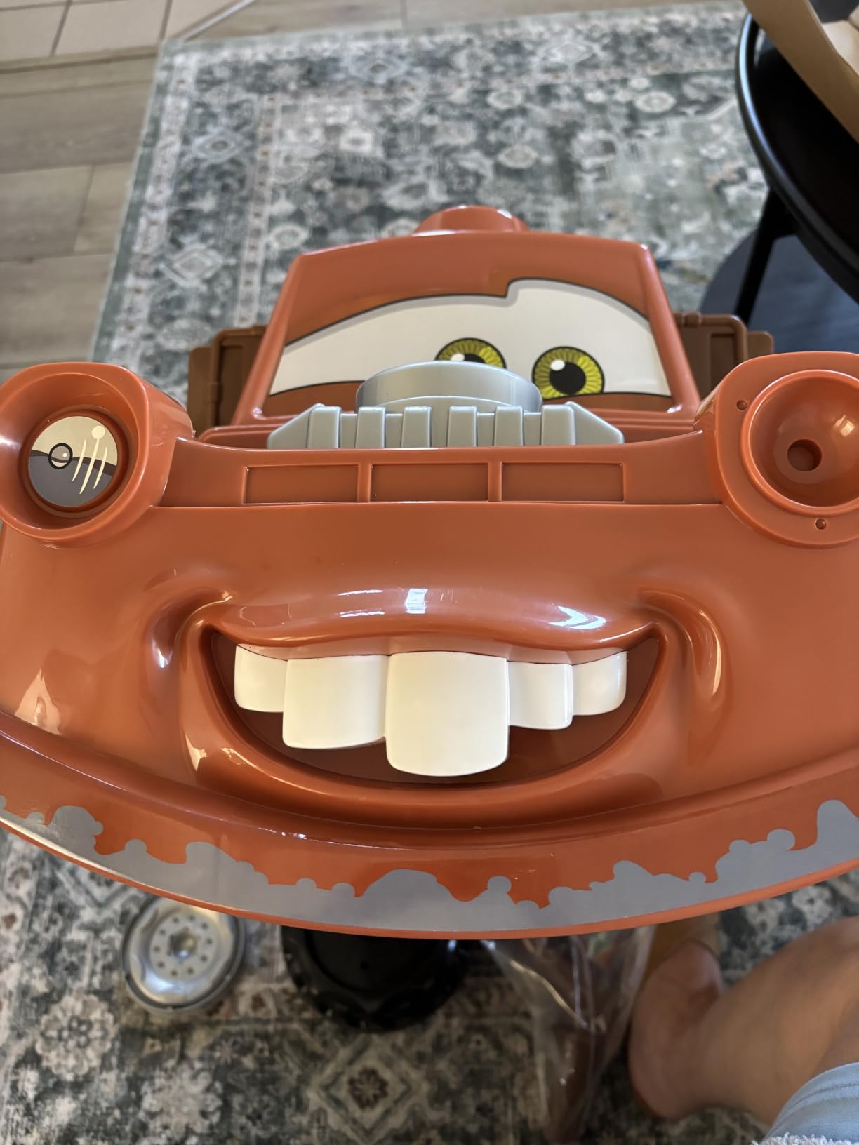 Kid Trax Toddler Disney Cars 3 Tow-Mater Electric Quad Ride-On, Kids 1.5-3 Years Old, 6 Volt Battery and Charger Included, Max Weight 45 lbs, Tow-Mater brown customer photo 2