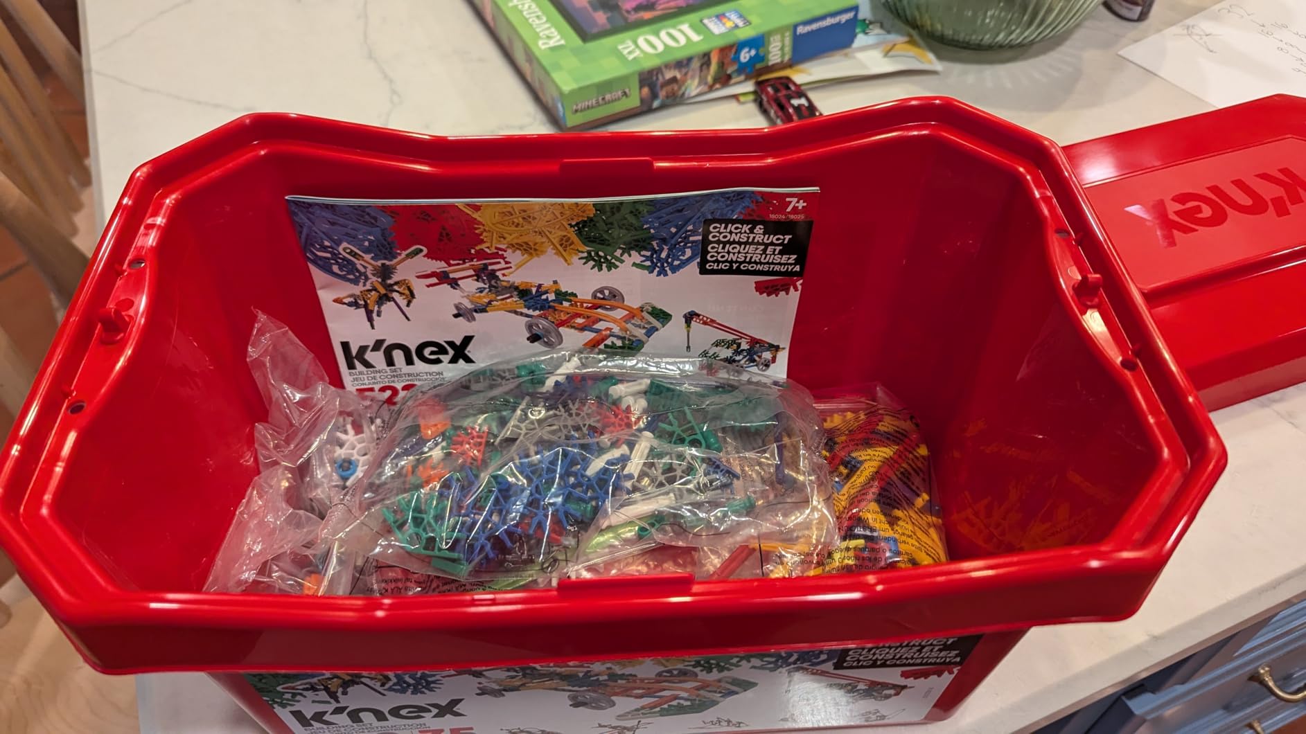 K'NEX - Click & Construct Value Building Set - 522 Pieces, STEM Building, Creative Play Set‚ Ages 7+ customer photo 1