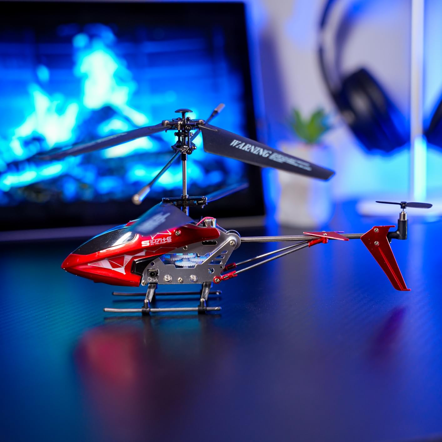 SYMA S107H-E RC Helicopter for Kids, Alloy Body, Altitude Hold, Red customer photo 2