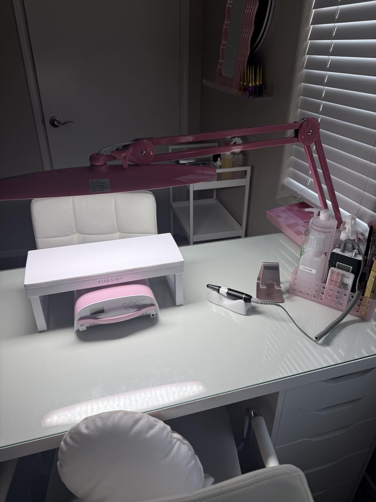 Neatfi LED Desk Lamp, 2200 Lumens, 24W, 20-Inch Wide Head (Black) customer photo 2