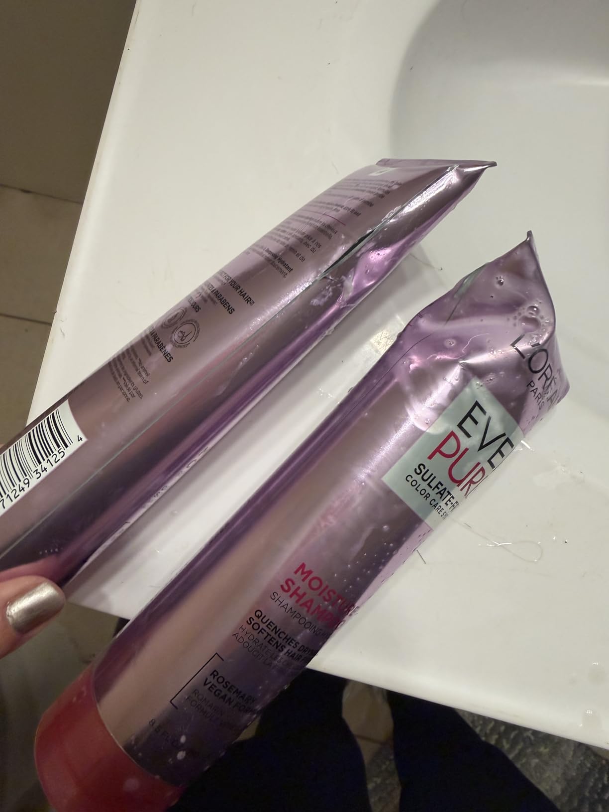 L'Oreal Paris EverPure Moisture Shampoo and Conditioner Set, Sulfate-Free Hair Care for Dry or Color-Treated Hair with Rosemary Botanicals, 17 Fl Oz Set customer photo 2